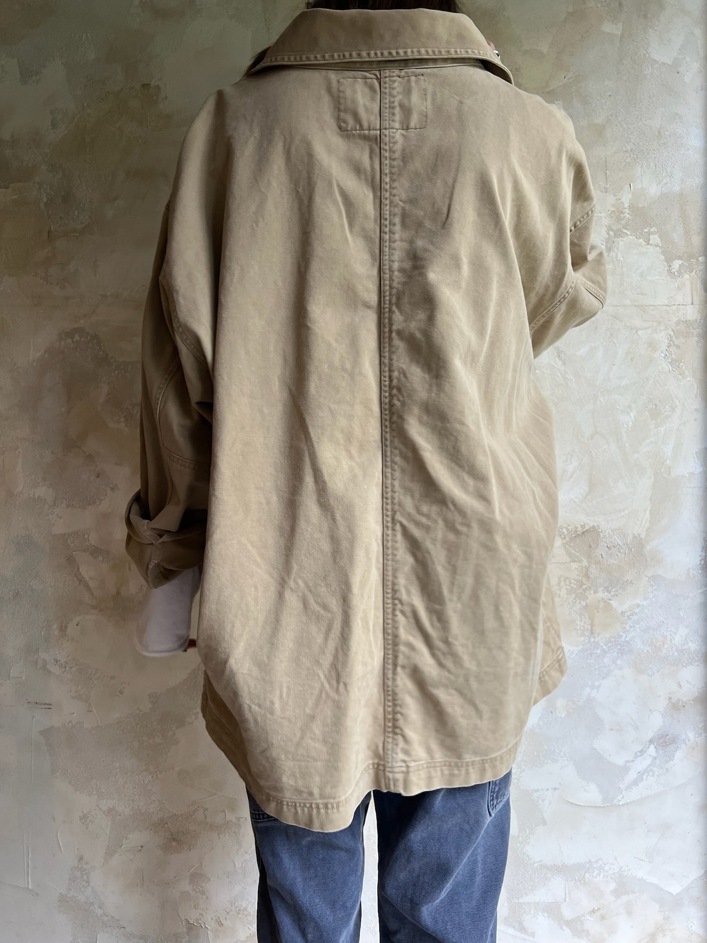 Khaki Zip Up Jacket