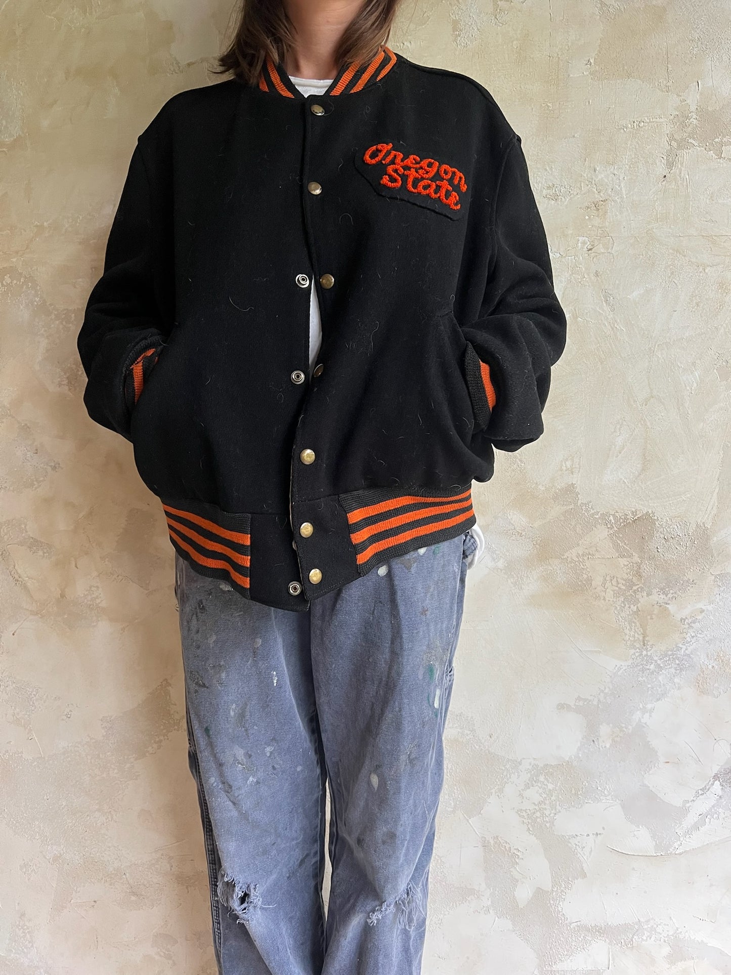 1950s Oregon State Wool Varsity Jacket