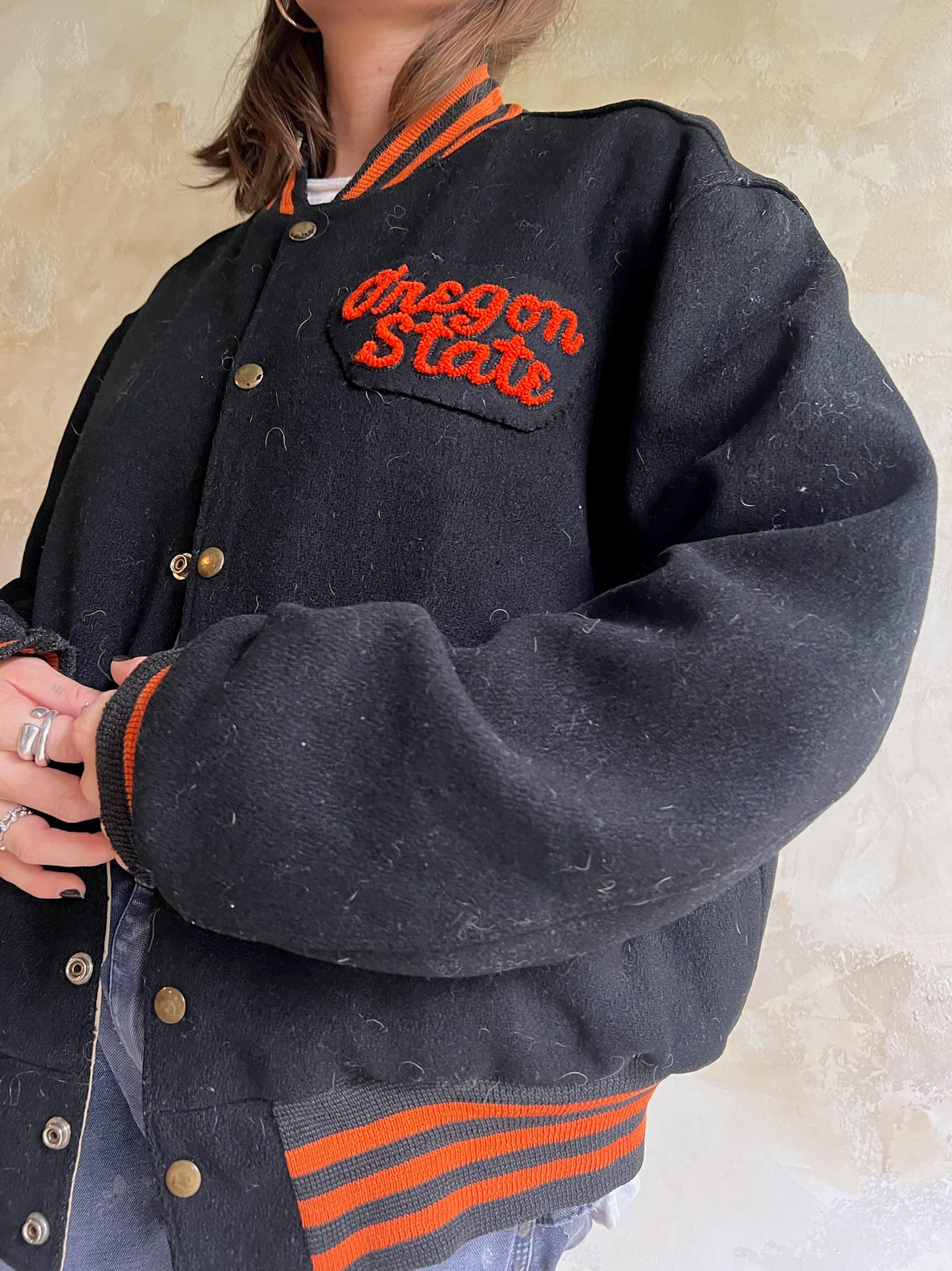 1950s Oregon State Wool Varsity Jacket