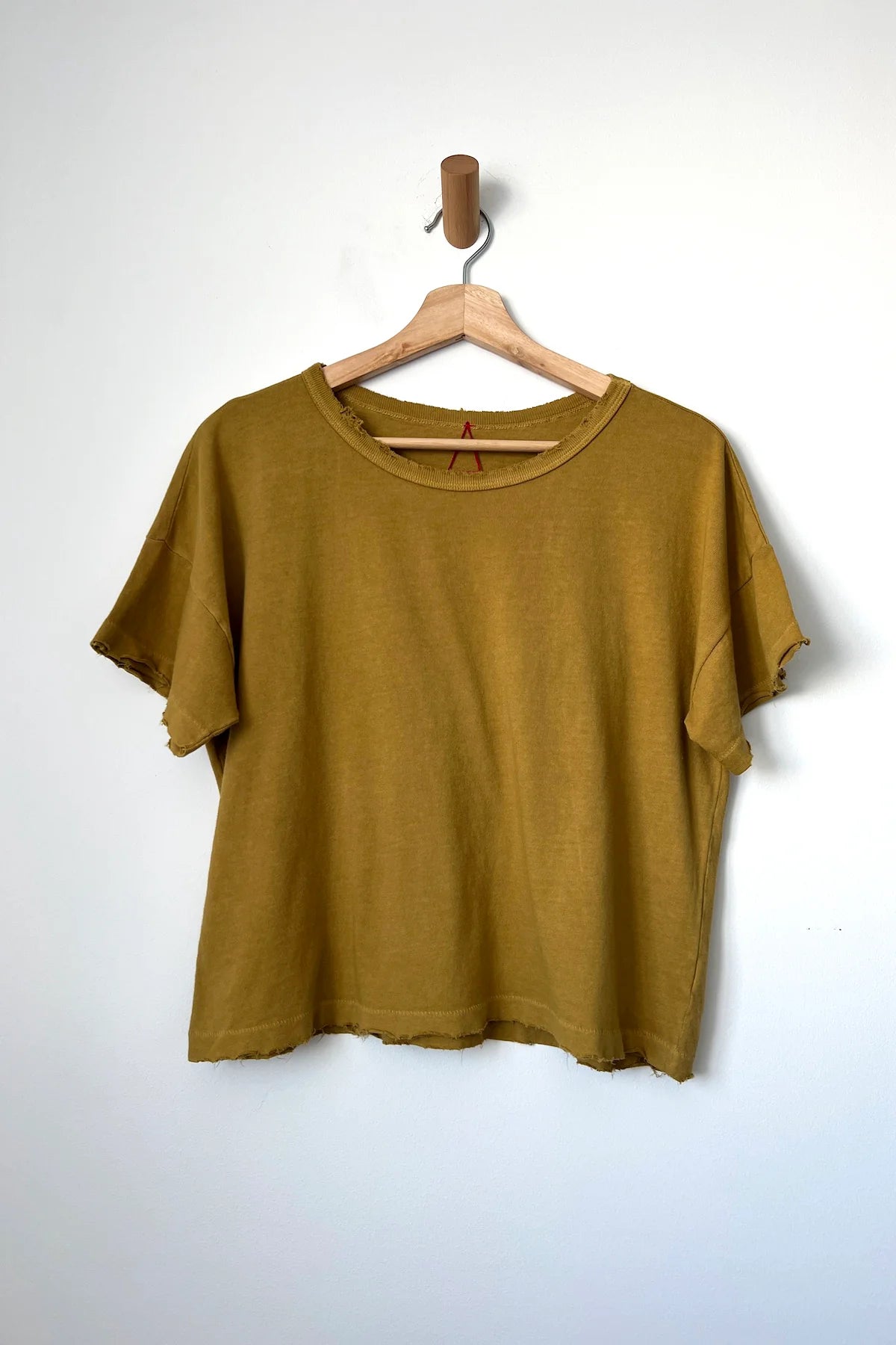 The Vintage Fille Tee in Mustard by Le Bon Shoppe