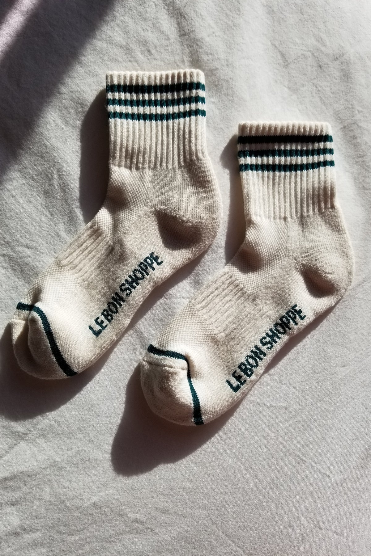 Girlfriend Socks in Egret By Le Bon Shoppe