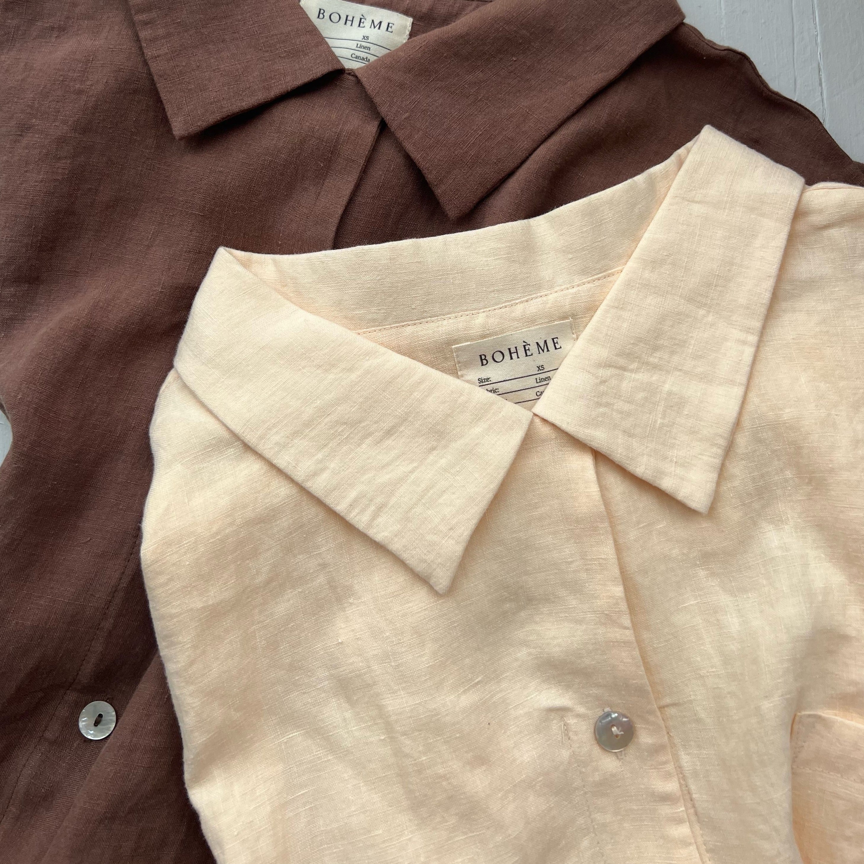 The Oxford Shirt In Beurre By Bohème Goods