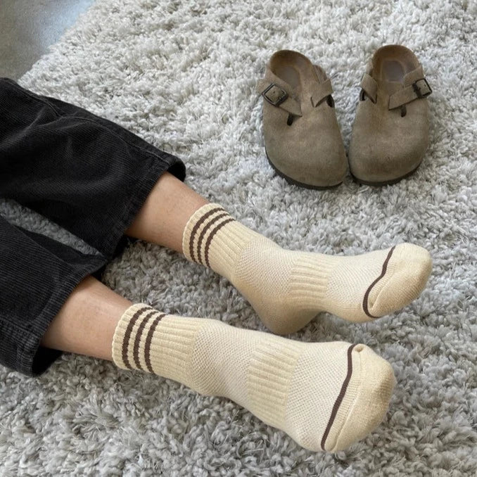 Girlfriend Socks in Daisy by Le Bon Shoppe