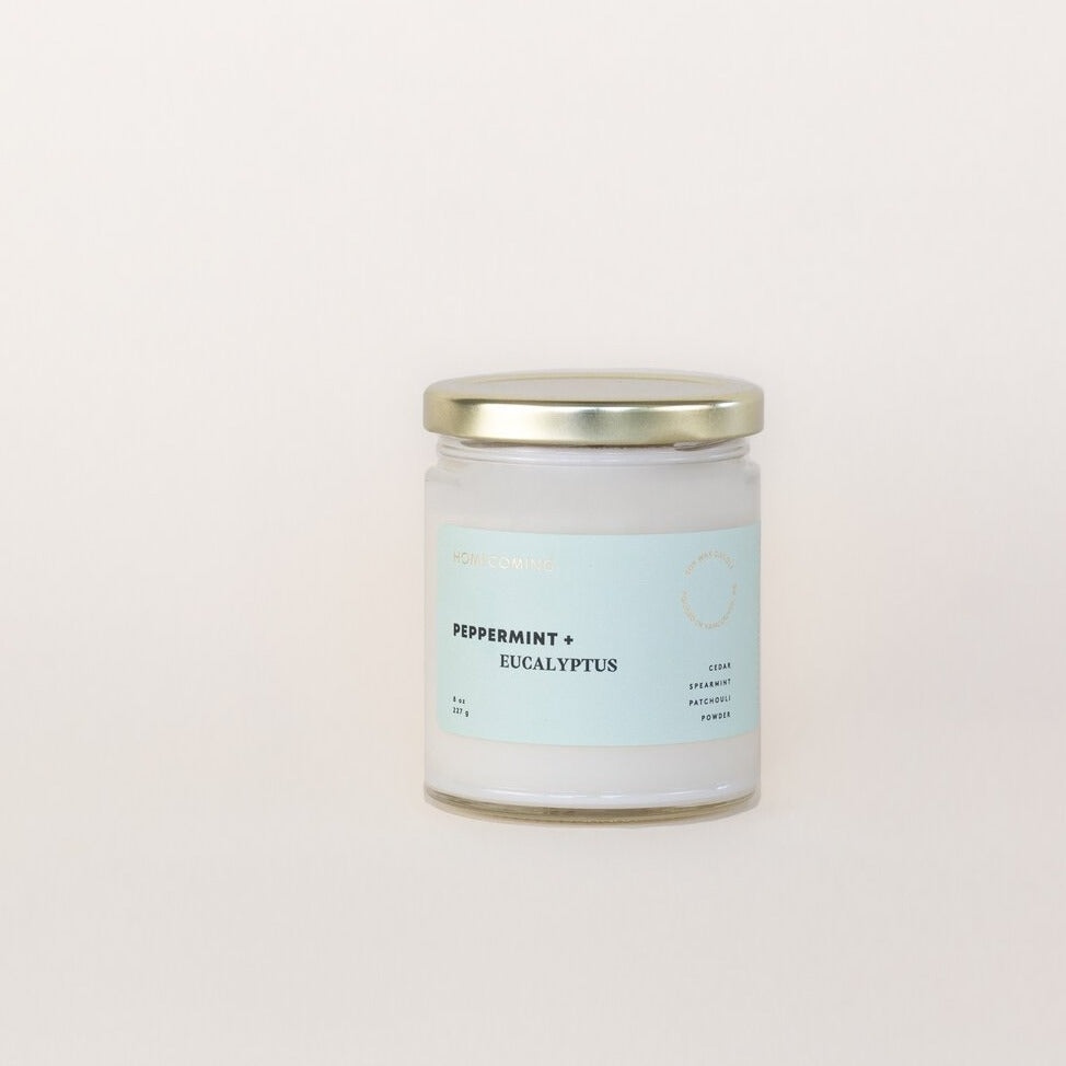 Peppermint + Eucalyptus Candle