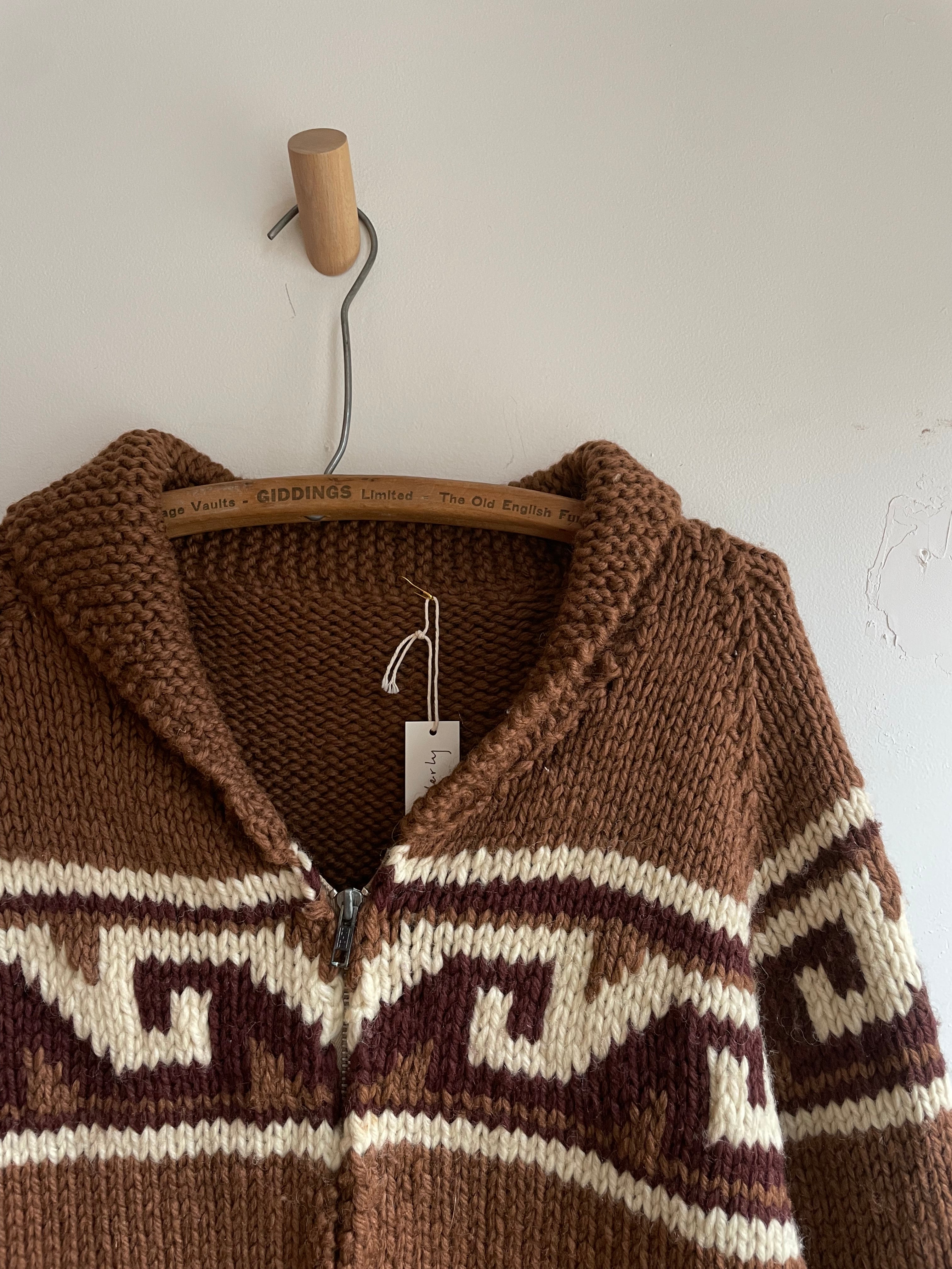Brown Curling Sweater