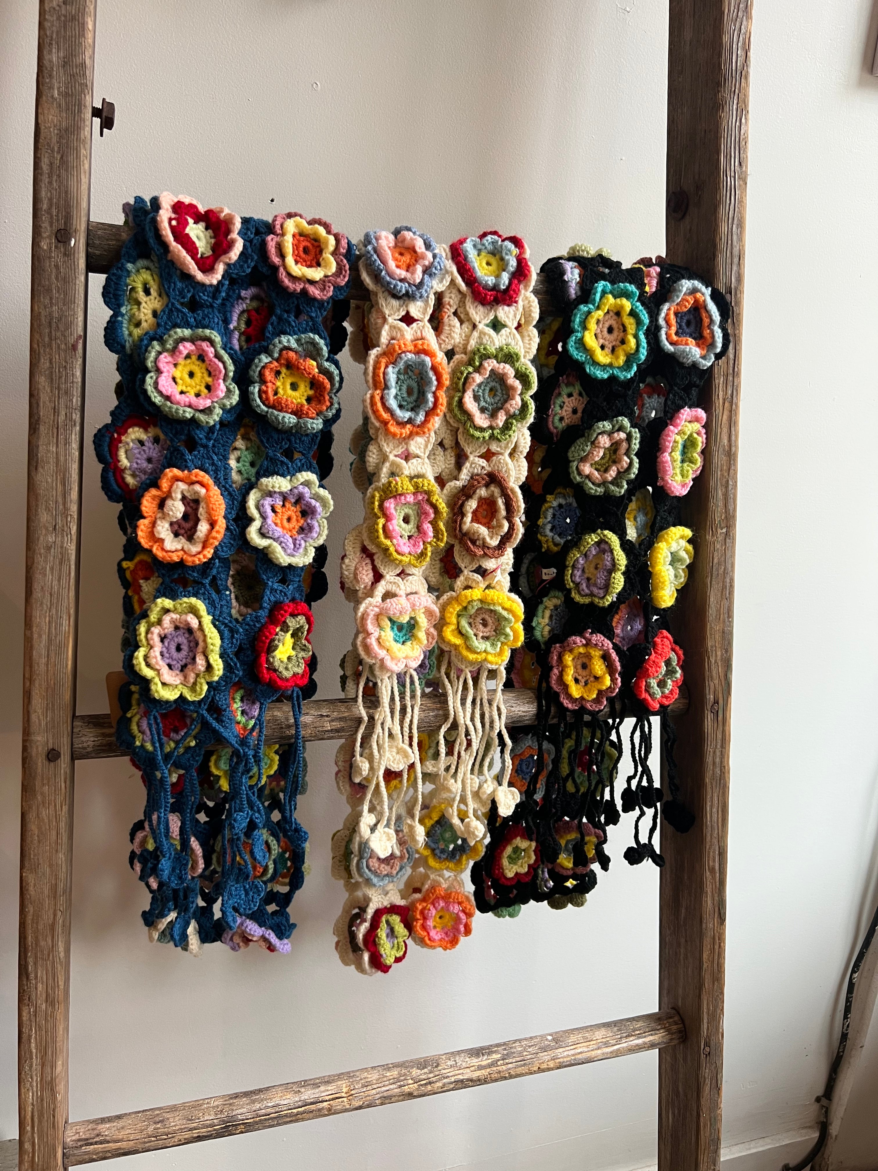 Flower Crochet Scarf By Billy Bamboo