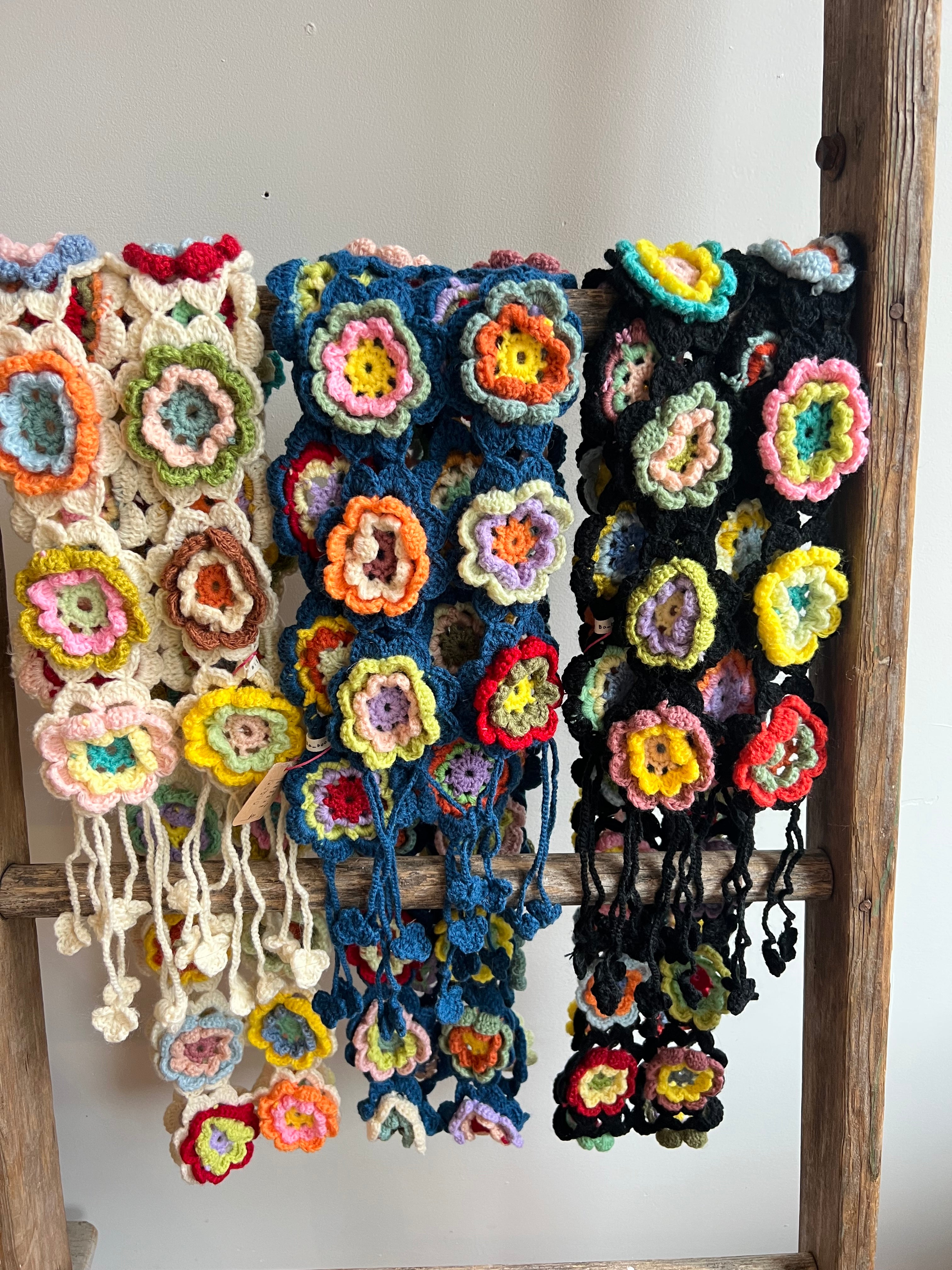Flower Crochet Scarf By Billy Bamboo
