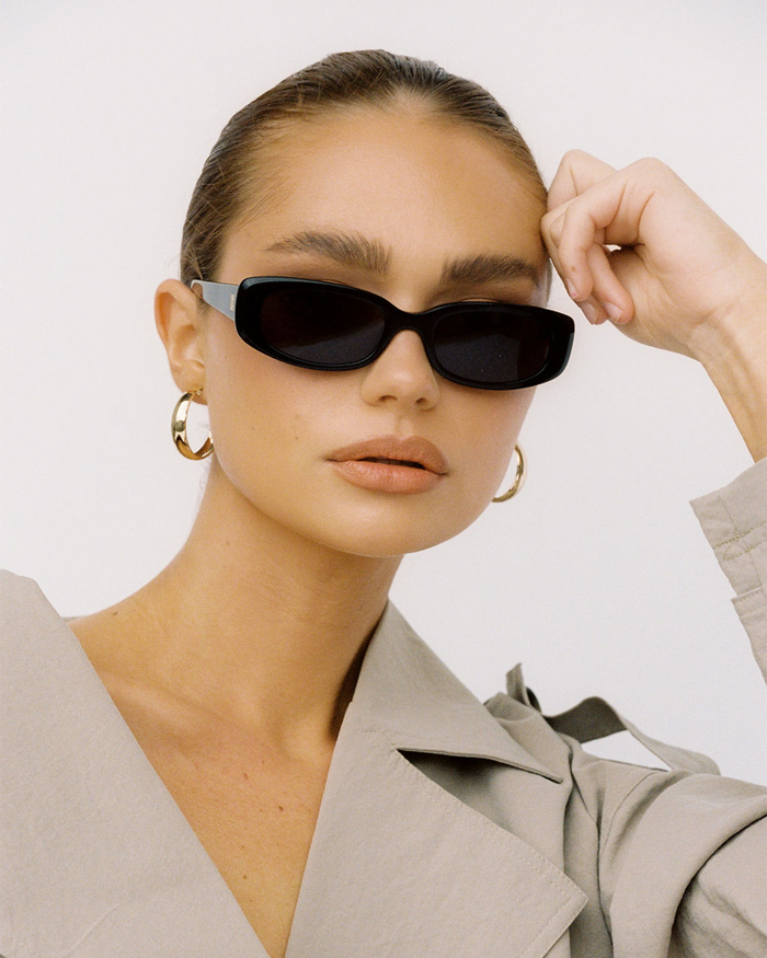 Raie Eyewear- Jacquie Black Sunglasses